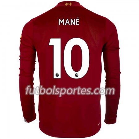 Camisetas Liverpool Sadio Mane 10 Primera Equipacion 2019/2020 Manga Larga